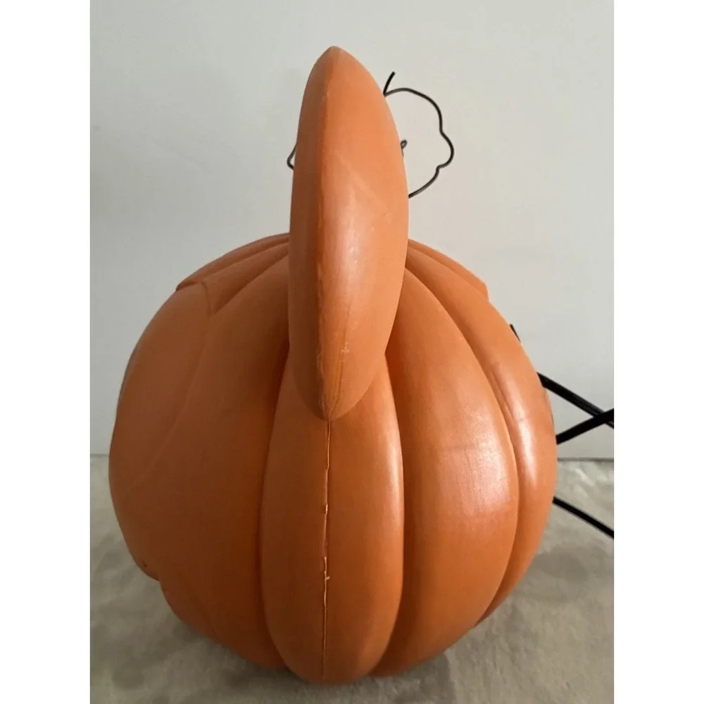 Mickey Mouse Jack‎ O Lantern Halloween Blow Mold Plastic Light up Vintage